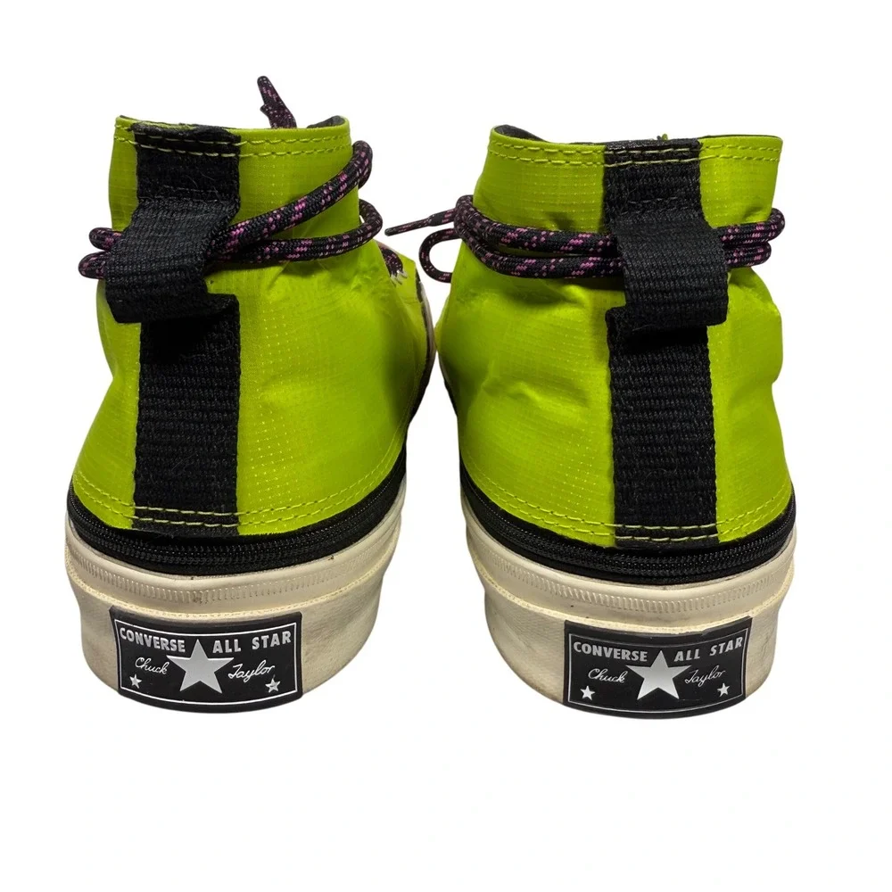 Converse Chuck Taylor Deck Terrain Star Love Bird Mid Neon Yellow Sneaker Men 11